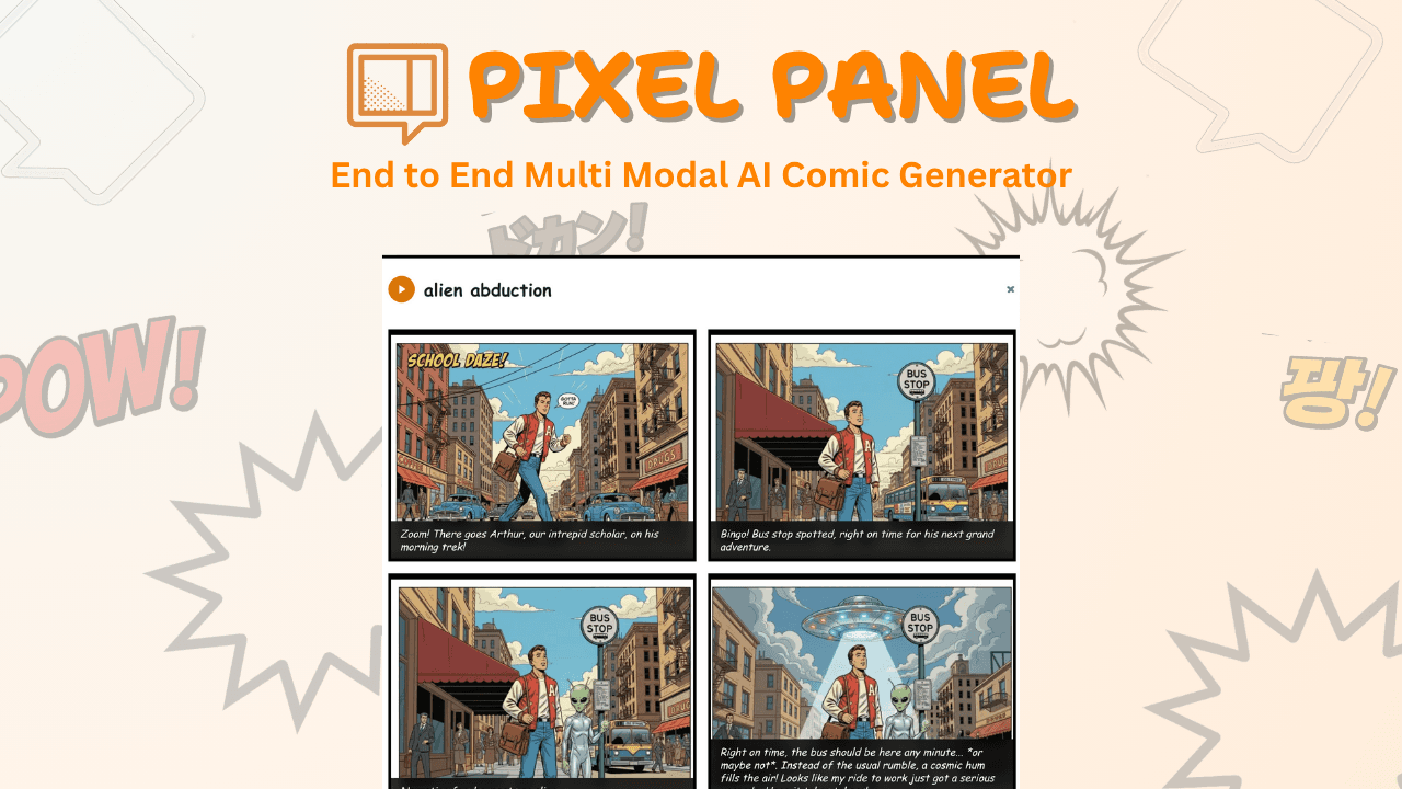 PixelPanel - Multimodal Comic Generator